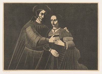 Retrato de um cavalo como figuras do Antigo Testamento, chamado 