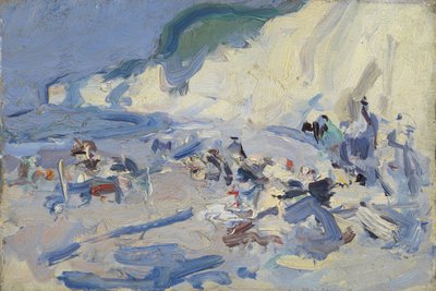 Berneval (óleo sobre madeira) de Samuel John Peploe