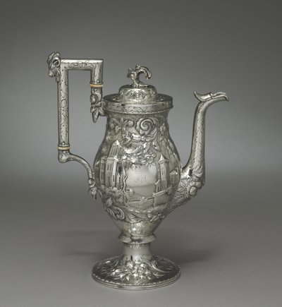 Cafeteira Neo-Rococó, c.1840 de Samuel Kirk