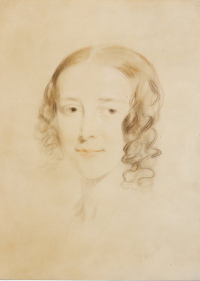 Frances Elizabeth Dickens (Fanny Burnett), 1836 (pastel e crayon no papel) de Samuel Laurence