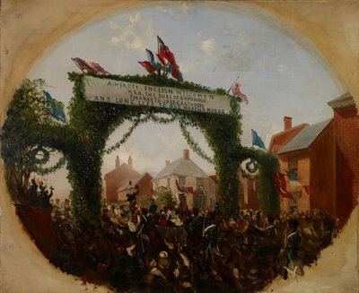 A Abertura do Parque Calthorpe 1857, 1857. de Samuel Lines