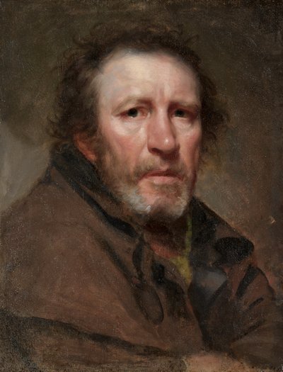 "Old Pat", The Independent Beggar, c. 1819 (óleo sobre madeira) de Samuel Lovett Waldo