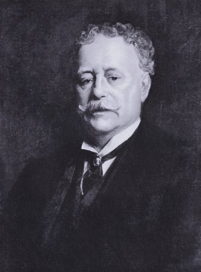 Retrato de Henry Woods (cor litho) de Samuel Luke (after) Fildes