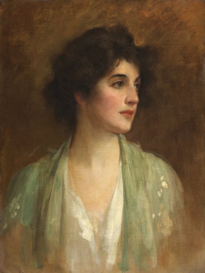O xale verde de Samuel Luke Fildes