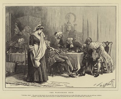 O herdeiro errante de Samuel Luke Fildes