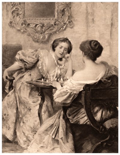 Os jogadores de xadrez, 1903 de Samuel Melton Fisher