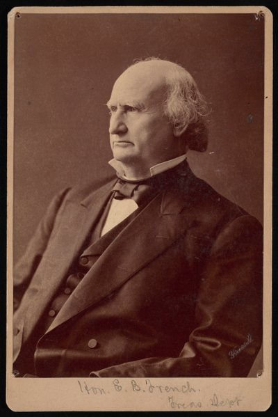 Retrato de Ezra Bartlett French 1810-1880, década de 1870. de Samuel Montague Fassett
