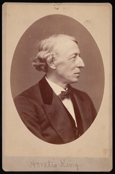 Retrato de Horatio King 1811-1897, Entre 1876 e 1880. de Samuel Montague Fassett