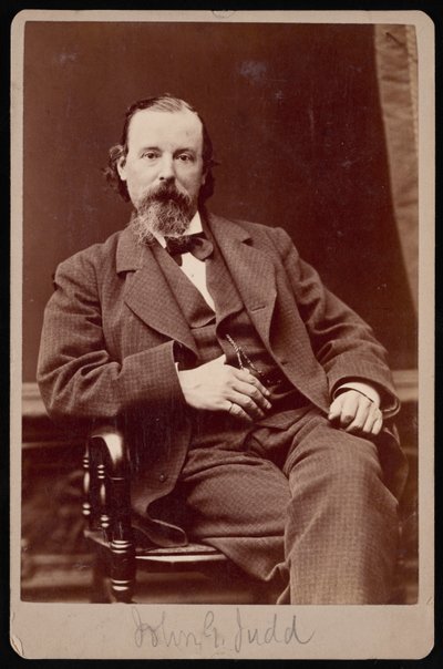 Retrato de John Gough Judd 1824-1895, entre 1876 e 1880. de Samuel Montague Fassett