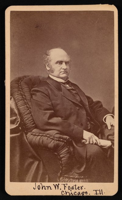 Retrato de John Wells Foster 1815-1873, entre 1872 e 1873. de Samuel Montague Fassett