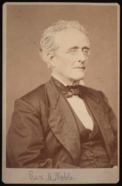 Retrato do Rev. Mason Noble 1809-1881, Entre 1876 e 1880. de Samuel Montague Fassett