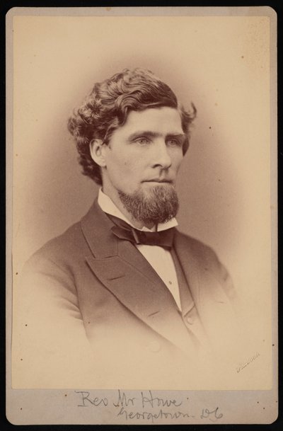 Retrato do reverendo Howe, entre 1876 e 1880. de Samuel Montague Fassett