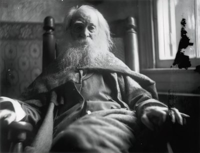 Walt Whitman em Camden, N.J., c. 1891. de Samuel Murray
