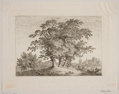 Paisagem com carvalhos de Samuel Mygind
