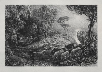 Moeris e Galatea, 1883. de Samuel Palmer
