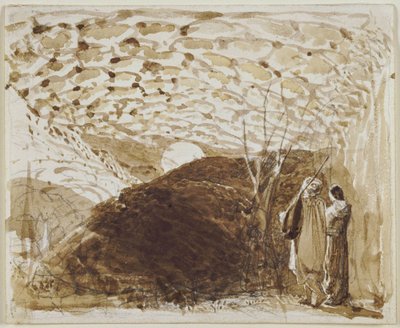 Paisagem ao luar de Samuel Palmer