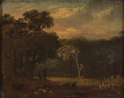 Esboço da Natureza no Parque de Sion de Samuel Palmer