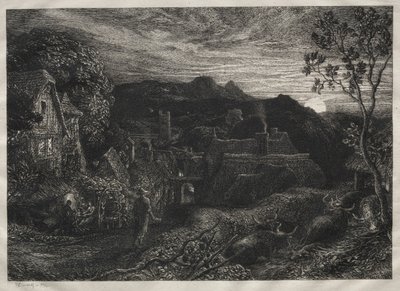 O Bellman, 1879. de Samuel Palmer