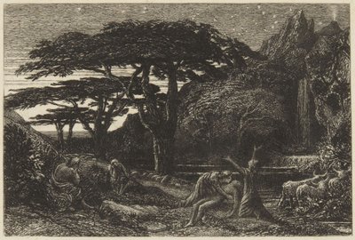 O bosque de ciprestes de Samuel Palmer