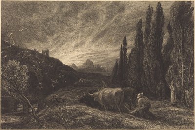 O lavrador madrugador de Samuel Palmer