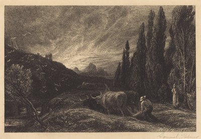 O lavrador madrugador de Samuel Palmer