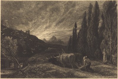 O lavrador matinal de Samuel Palmer