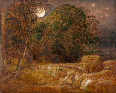 A Lua da Colheita de Samuel Palmer