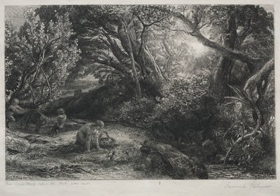 A manhã da vida, 1860-1861. de Samuel Palmer