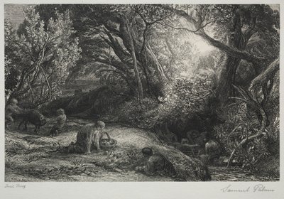 A manhã da vida, 1860-1861. de Samuel Palmer
