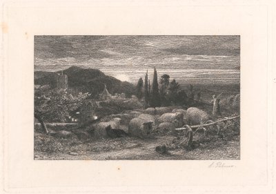 A Lua em Ascensão de Samuel Palmer