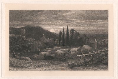 A Lua em Ascensão de Samuel Palmer