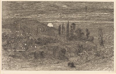 A Lua Nascente, ou Uma Pastoral Inglesa de Samuel Palmer