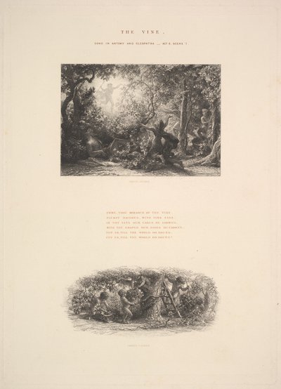 The Vine, ou Baco Plumpy, 1880. de Samuel Palmer