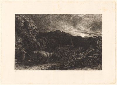 The Weary Ploughman de Samuel Palmer