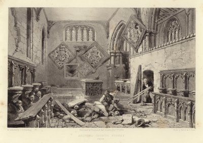 Igreja Arundel (litotint) de Samuel Prout