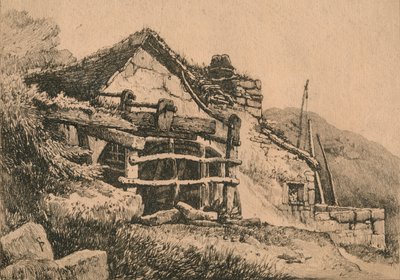 Em Tintagel, 1816 de Samuel Prout