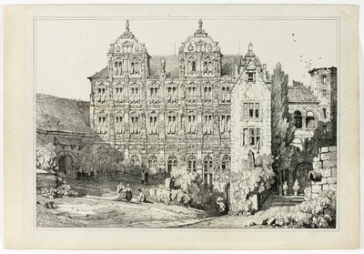 Parte do Castelo em Heidelberg de Samuel Prout