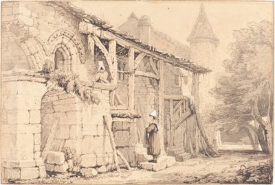 Cena em Jumièges de Samuel Prout