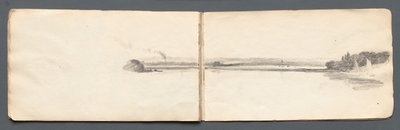 Sketchbook: "Paisagem com Veleiros" de Samuel Prout
