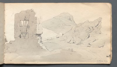 Sketchbook: Ruin, 1814. de Samuel Prout