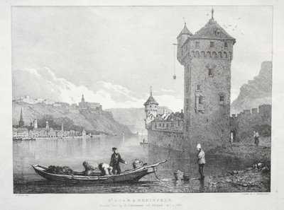 St. Goar e Rheinfels, 1824. de Samuel Prout