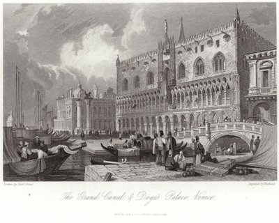 O Grande Canal e o Palácio Ducal de Samuel Prout