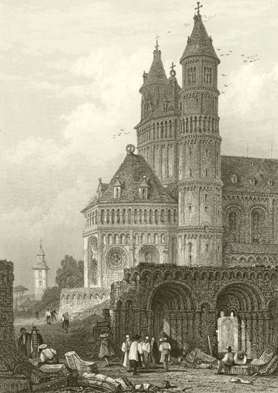 A catedral em Worms de Samuel Prout