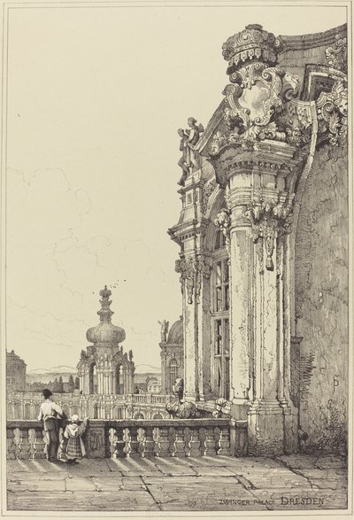 Palácio Zwinger, Dresden de Samuel Prout