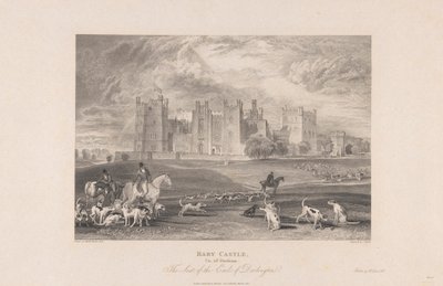 Castelo Raby, Condado de Durham de Samuel Rawle