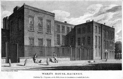 Wards House, Hackney, Londres, 1805. de Samuel Rawle