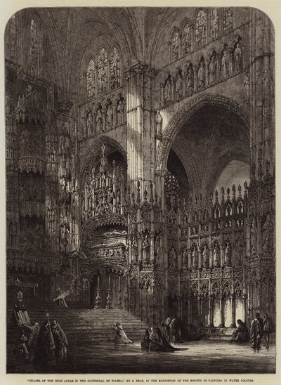 Capela do Altar Alto na Catedral de Toledo de Samuel Read