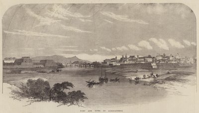Forte e cidade de Alessandria de Samuel Read