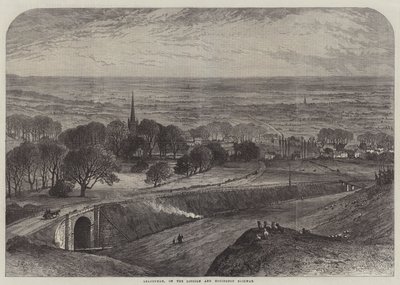 Leadenham, na Lincoln e Honington Railway de Samuel Read