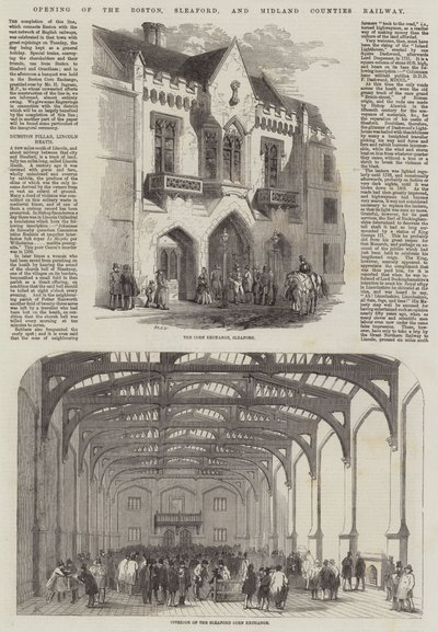 Abertura da Ferrovia dos Concelhos de Boston, Sleaford e Midland de Samuel Read
